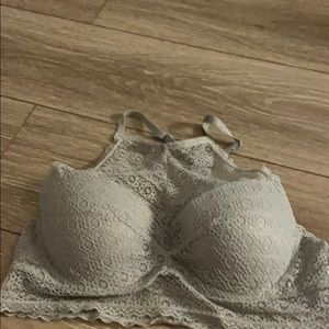 Grey Halter Bralette